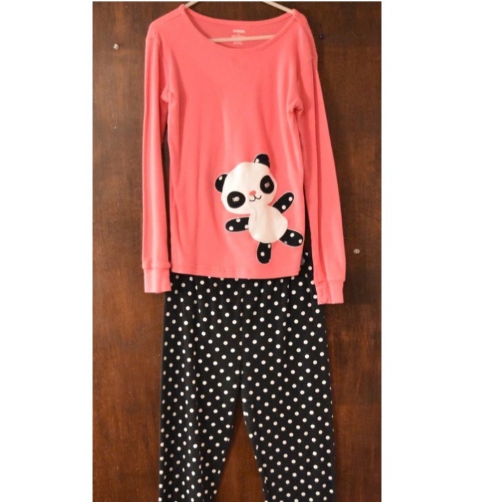Gymboree- 2-piece panda pajamas - size 10